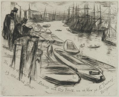La piccola piscina, 1861 da James Abbott McNeill Whistler